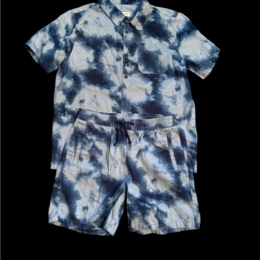 Cat‎ & Jack Navy Tie-Dye Shirt